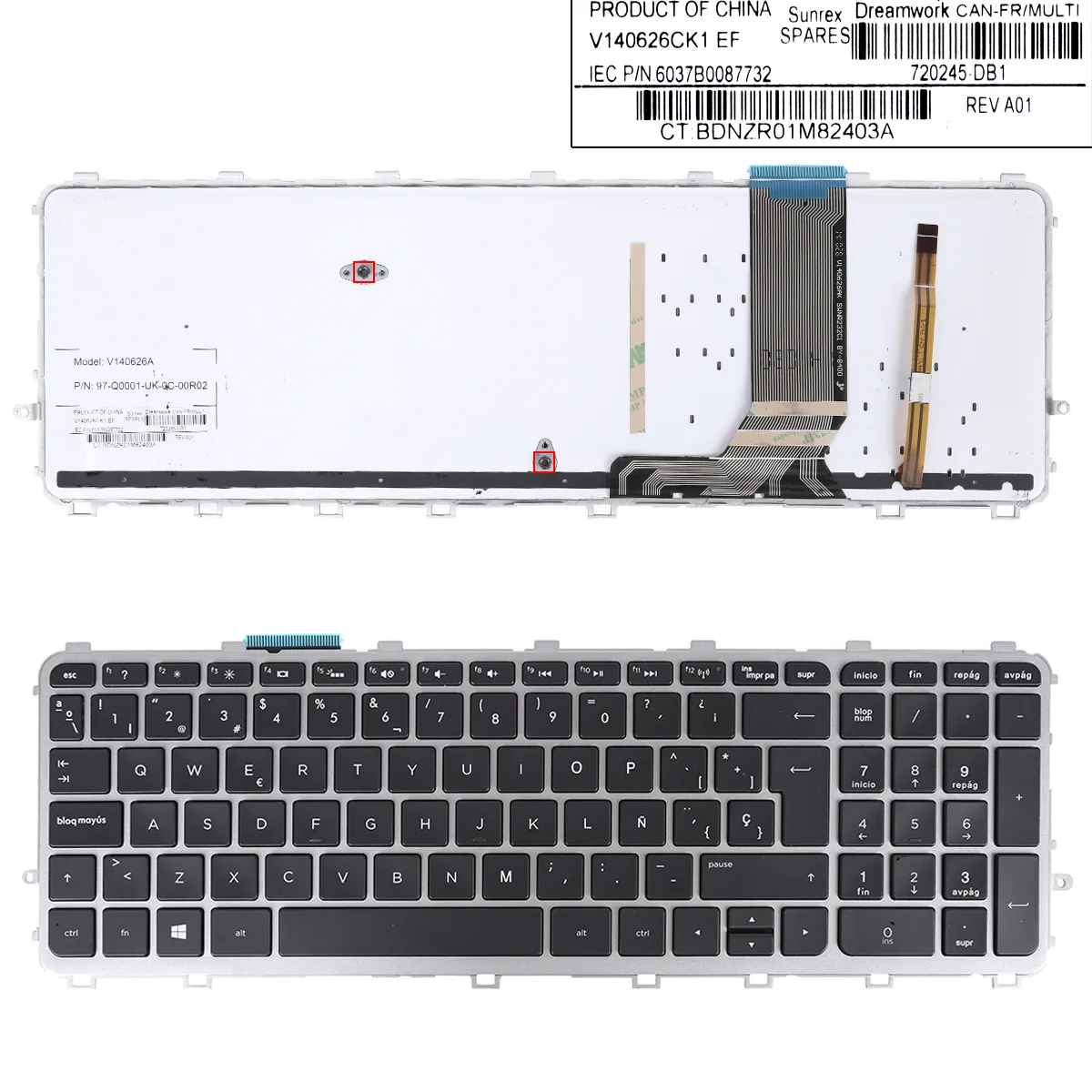 Picture of HP ENVY 15-j Series Gray FRAME BLACK( Blacklit , For Win8)